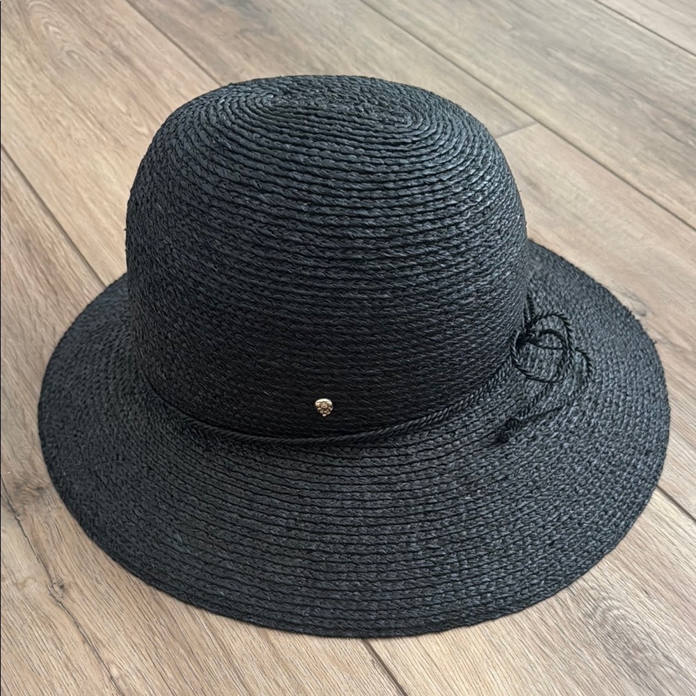 Helen Kaminski Black Raffia Women's Sun Hat